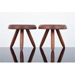 Pair of Charlotte Perriand Low Stools